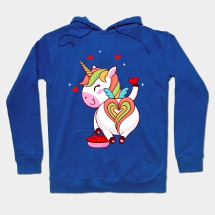 Unicorn Heart Hoodie